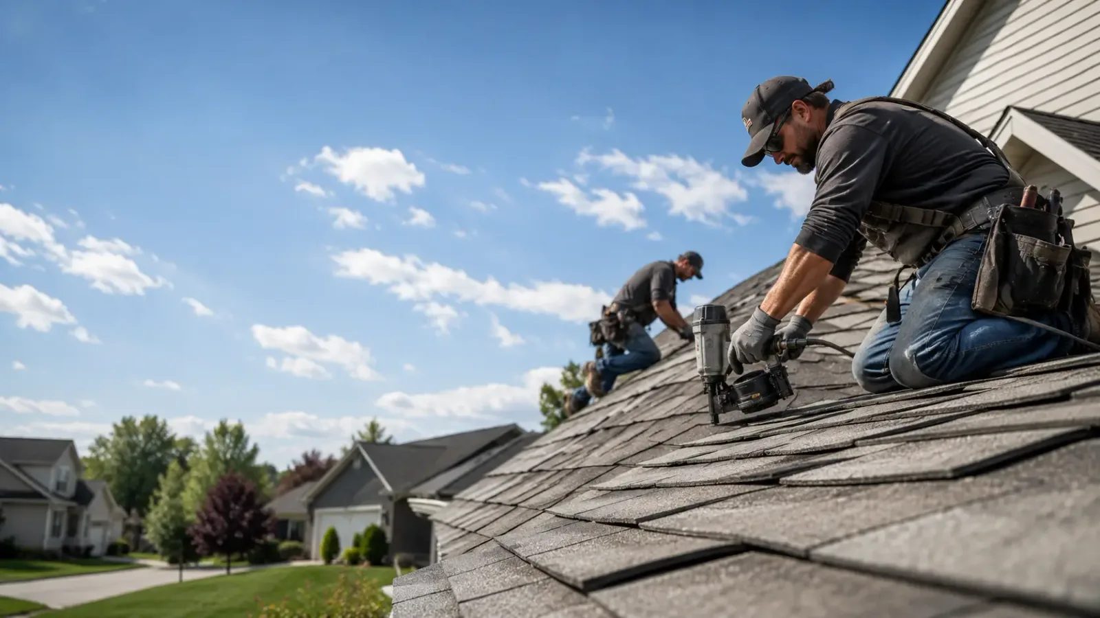 Storm Damage Roof Repair in Slaughters, KY near me